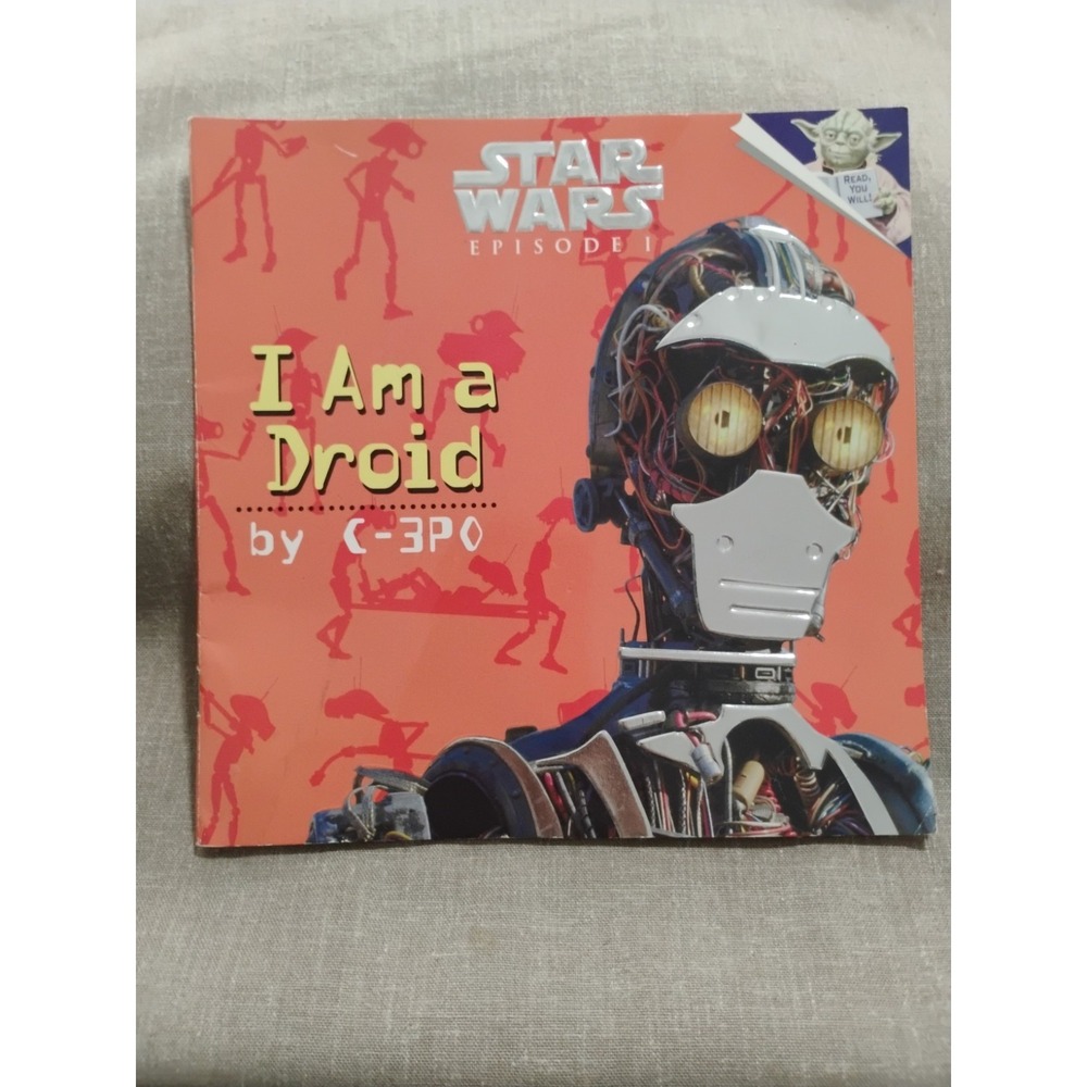 Star Wars I Am a Droid,‎ Lucasfilm Ltd Missing One Sticker 1999 Vtg Y2k Book